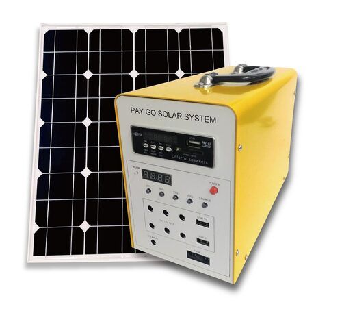 160W Pay go Solar Lighting Kit