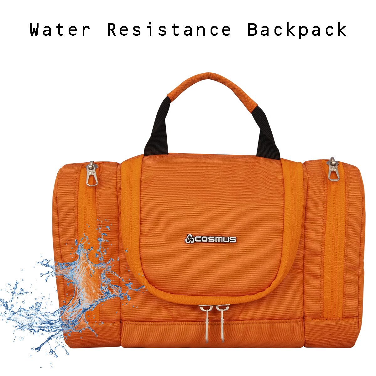 Cosmus Max Toiletry Pouch Travel Organizer Orange