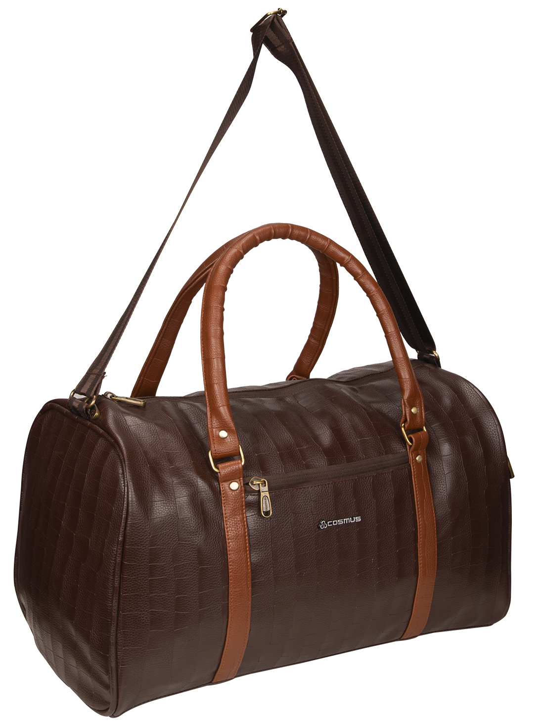 Bahamas BROWN PU 30 Litre Stylish duffle bag