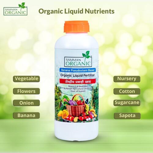 Banana Pseudostem Based Organic Liquid Nutrients