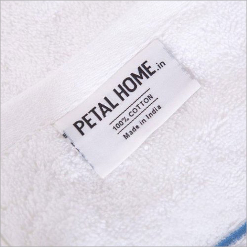 Side Fold Woven Garments Label