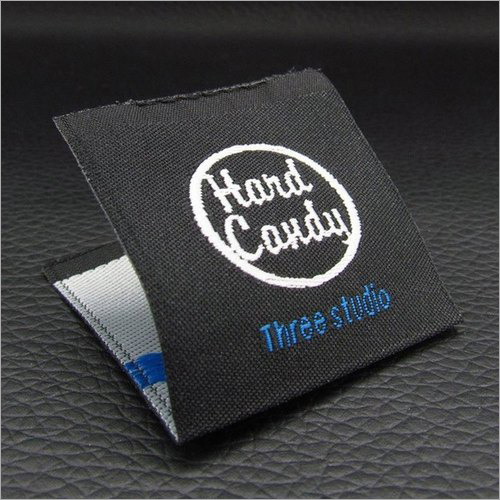 Center Fold Woven Label