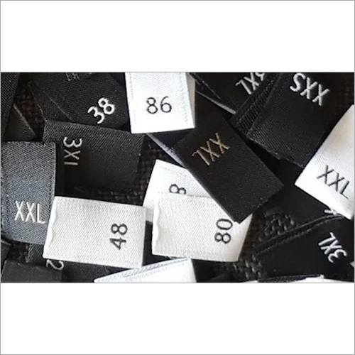 Rectangular Printed Size Labels