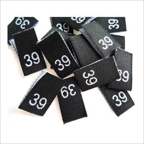 Woven Size Garments Label