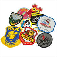 2 Inch Woven Cloth Logo Patches - 70 Micron Printed Fabric, Other Material | Perfect For Custom Clothing Applications