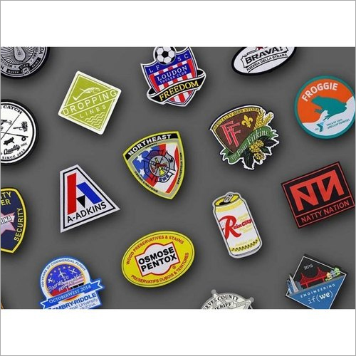 Embroidered Cotton Logo Cloth Patches
