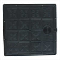 Black PVC Manhole Square Cover
