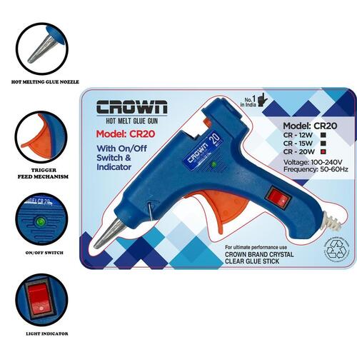 CR-20 Crown Hot Melt Glue Gun