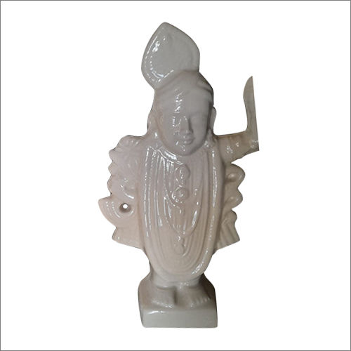 Durable White Shreenathji Bhagwan Decorative And Ceramic Statue