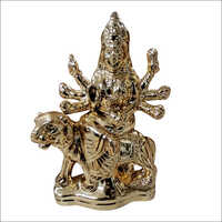 Amabaji Mata And Durga Mata Gold Plated Ceramic Statue - Ceramic Material, Assorted Colors, Various Sizes | Durable Finish, Perfect For Decor And Worship
