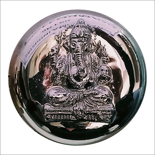 Durable Silver Plated Shree Vinayak Ceramic Idol