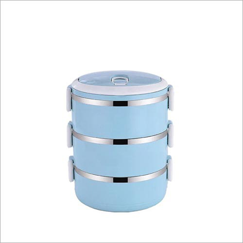 2872 Multi Layer Stainless Steel Hot Lunch Box (3 Layer)