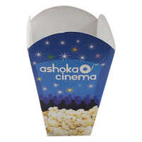 Blue Paper Popcorn Boxes