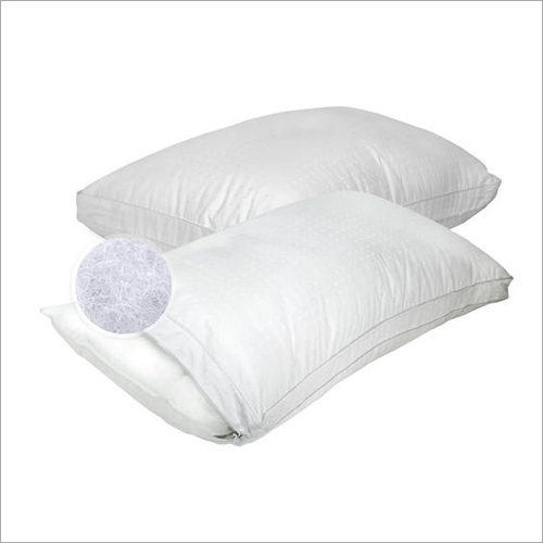 White Fiber Pillows
