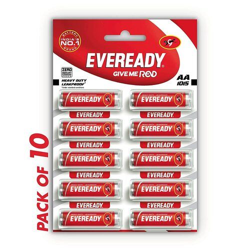 Eveready 1015 Carbon Zinc AA Battery - 10 Pieces