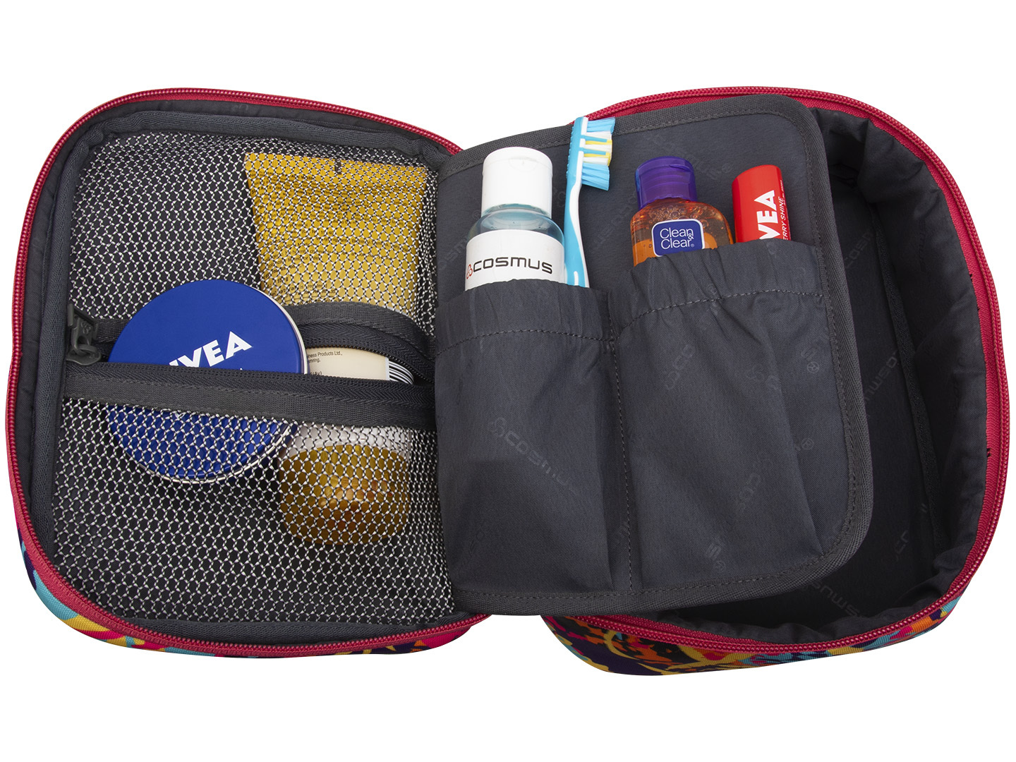 RUSSET Flower Travel Makeup bag