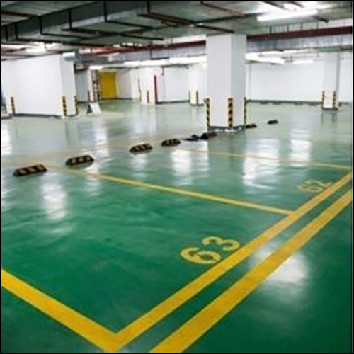 Car Park Ramp Area Coatings - Epoxy, Green, 2-5mm, 50 MPa | Anti-Skid, Durable, Slip Resistant R10, Weight Balance
