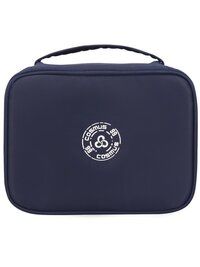 RUSSET Navy Blue Travel Makeup bag