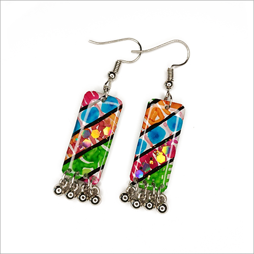Ladies Party Wear Resin Handmade Jhumka