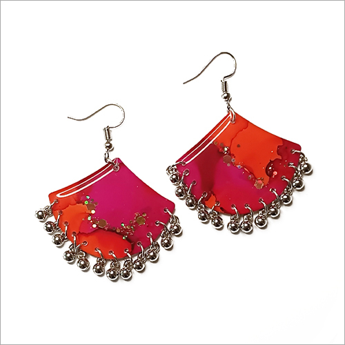 Ladies Multicolor Resin Handmade Jhumka