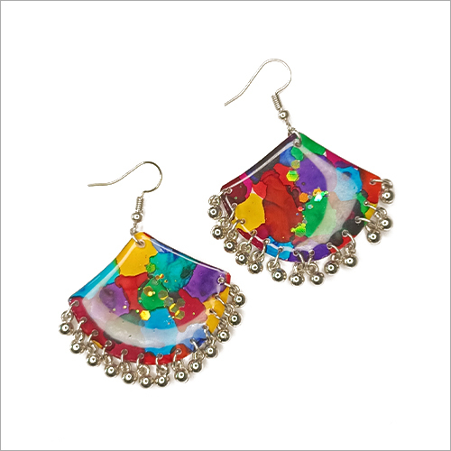 Ladies Resin Multicolor Jhumka