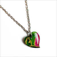 Resin Handmade Heart Pendant