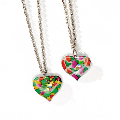 Resin Handmade Peepal Leaf Pendant