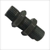 Black Threaded Hex Nut Male Nipple