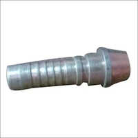 Hydraulic Nipple - Ms Material, Silver Color, Polished Finish | Corrosion Resistant, Various Sizes, Industrial Use