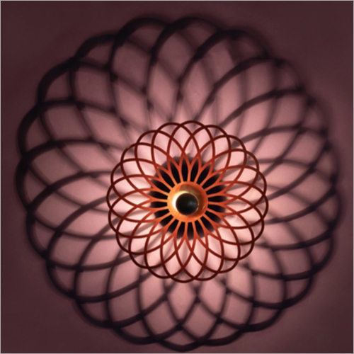 Geometric Circle Design Shadow Lamp