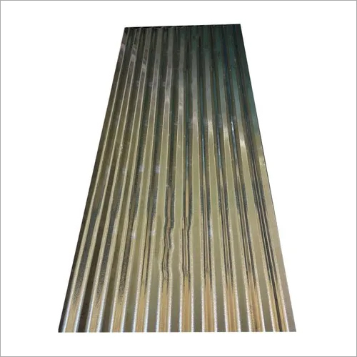 Galvanized Corrugated Roofing Sheet - 3 mm Thick 100% Galvanized Steel, Custom Shape, Corrosion Resistant, Plain Pattern, Easy Installation