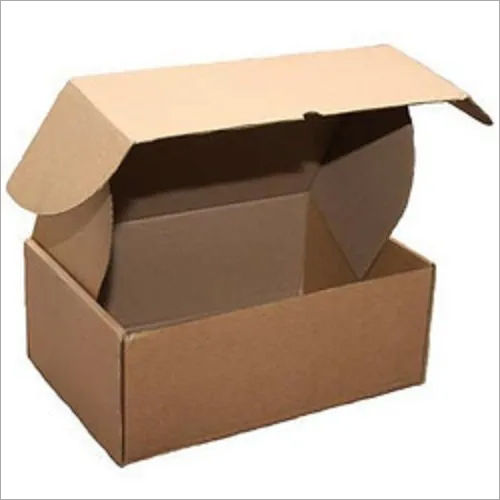 Brown Die Cut And Folding Box