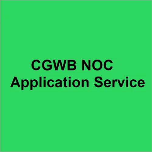 CGWB NOC Consultancy Service