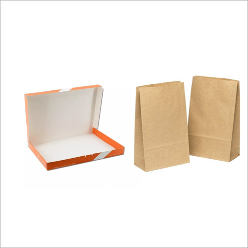 Glossy Lamination Sweet Box And Paper Bag