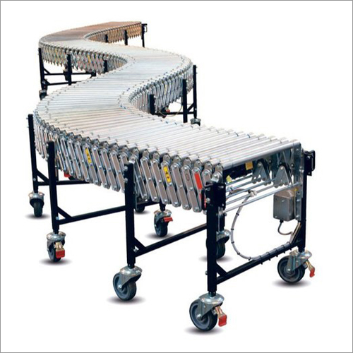 Mild Steel Flexible Powered Roller Conveyor