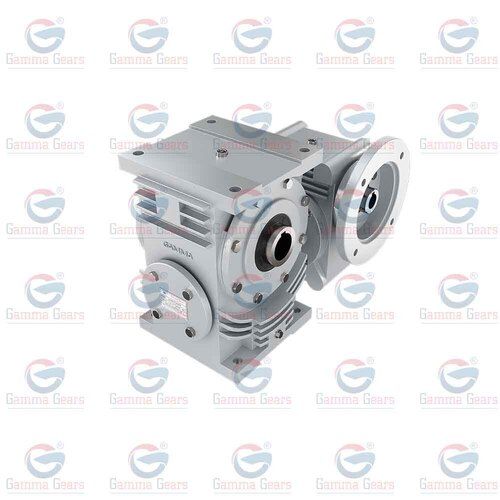 Horizontal Double Reduction Gearbox - Color: Silver