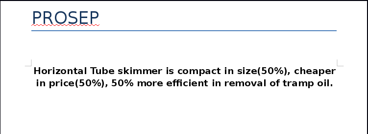 Oil skimmer
