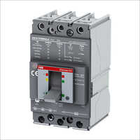 Abb Mccb - Three Phase, 3 Poles, Grey Color | Curved Protection Against Overload And Short Circuits