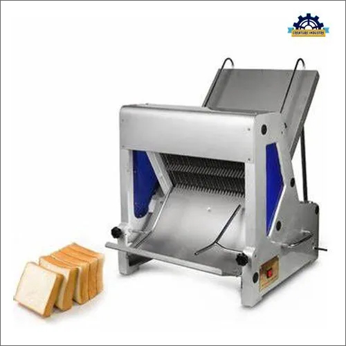Silver Semi-Automatic Bread Cutter
