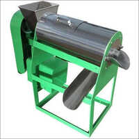 Industrial Single Pulper Machine - Mild Steel, 2 Hp Single Phase, 220v Semi-automatic | Suitable For Commercial Tomato Processing