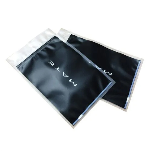 Printed Zipper Bag - LDPE Material, Black Color | Flexographic Print, Rugged Structure for Consumer Goods Packaging