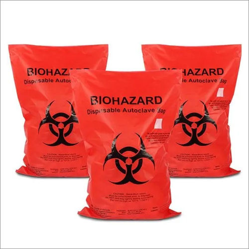 Biohazard Red Bag Size: 25 X 30inch