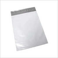Plastic Security Envelope - 4.5x10 Inches, White Plastic Material For Shopping Use