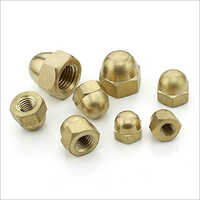Brass Cap Nut - Brass Material, Dome Shape, Aesthetic Chrome, Nickel, Zinc, Natural Brass Finish | Polished Surface, Durable & Rust-resistant