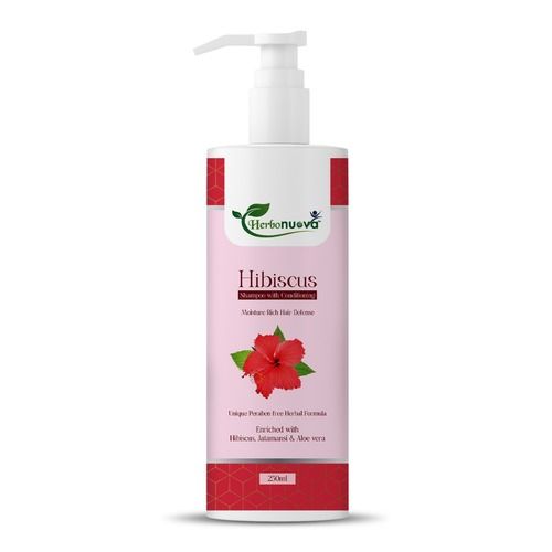 250ml Hibiscus Dandruff Hair Shampoo Color Code: Pink