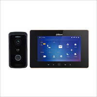 Dahua Video Door Phone - 16:9 Lcd Monitor, 2-year Warranty, Remote Access & Communication Features
