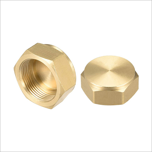 Golden Brass Plug Cap
