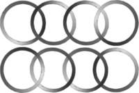 Front Axle Shims Kit 3718