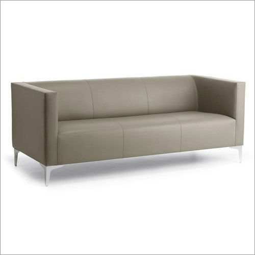 3 Seater Leather Visitor Sofa