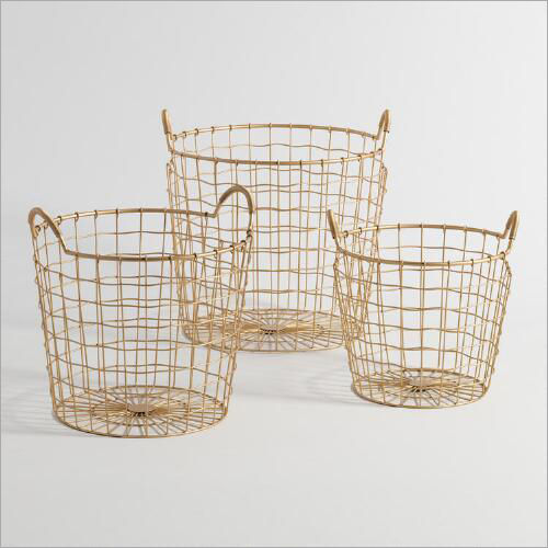 Washable Iron Storage Basket